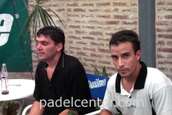 Pérez junto a Gonzalo Vilas, un triunfo histórico en el Masters 2002