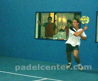 Gaston Malacalza desde el fondo