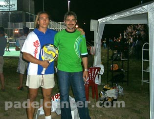 Gaston Malacalza y su amigo Claudio Roma