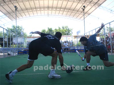 La nueva pareja de Seba y Cristian se mostró en Mendoza (foto: Padelcenter.com)