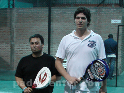 Marcelo Alfonso y Lucas Paparaaaaaatto (allá arriiiiba)