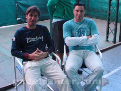 Público de lujo: Gustavo Alfonso y Pablo Torres vinieron a ver su amigo Paparatto