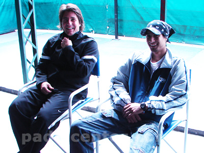 Facundo Valenzuela y Emmanuel García, felices