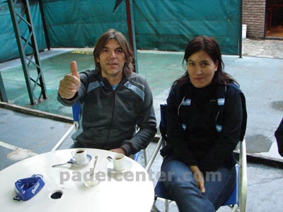 Jose y Lorena, amigos de la casa (y proximo jugador del circuito)