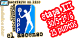 En mayo, la etapa XII del Ascenso por 15 puntos en Cordoba. Circuito Padelcenter.com
