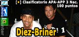 Damian Diez y Gustavo Briner vencen a Soliverez-Escalante en Telefonos
