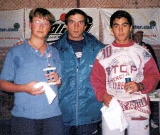 prof. Martin Pato Estruch junto a sus alumnos Quadro-Zapata campeones Cat "C".
