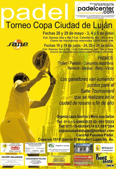 SANE Tournament 2011 en Padelcenter.com